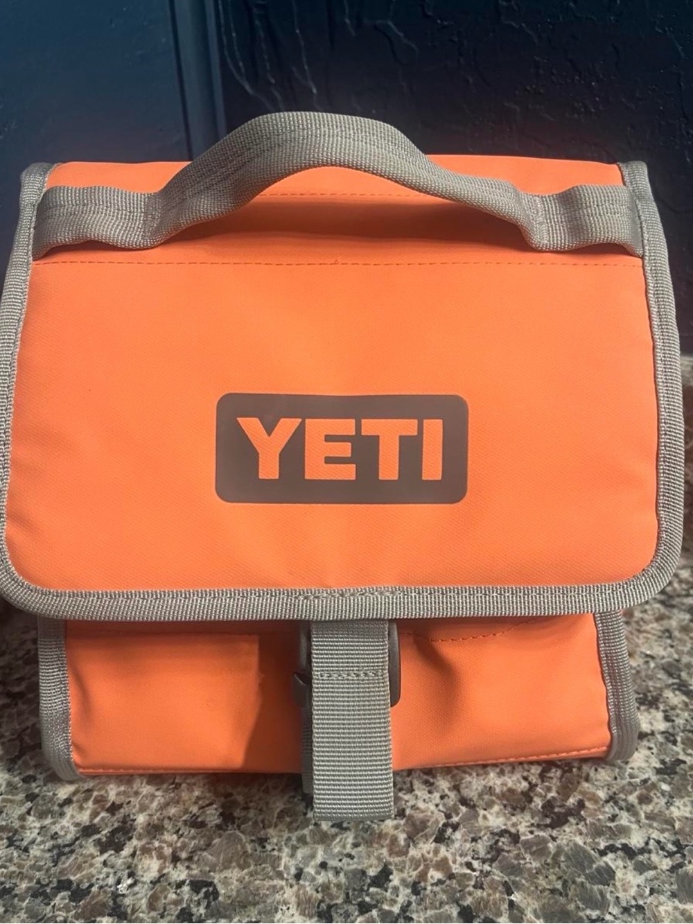 Yeti Coral Soft Insulated Lunch Cooler with Gray Trim